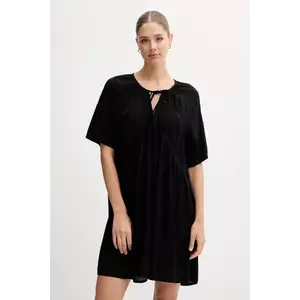 United Colors of Benetton rochie culoarea negru, mini, evazati, 4VW95V02B imagine