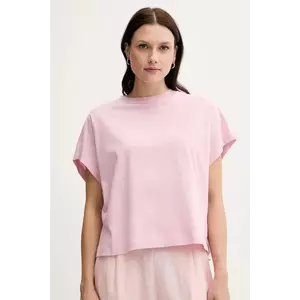 United Colors of Benetton tricou din bumbac culoarea roz, 3096D1071 imagine