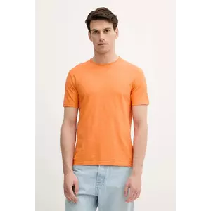 United Colors of Benetton tricou din bumbac culoarea bej, uni, 3JE1J19A5 imagine