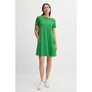 United Colors of Benetton rochie culoarea verde, mini, drept, 3Z1RDV01E imagine