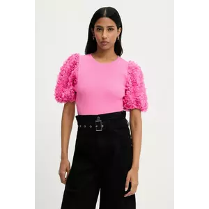 Answear Lab body culoarea roz, neted imagine