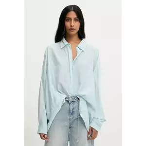 Answear Lab cămașă cu guler clasic, relaxed imagine