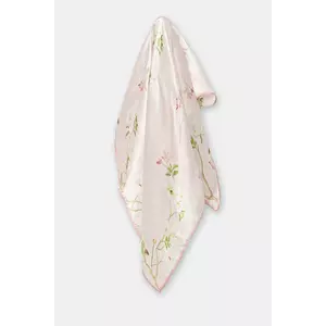 Answear Lab esarfa de matase culoarea roz, modelator imagine