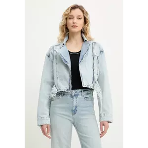 Answear Lab geaca de blugi de tranzitie, oversize imagine