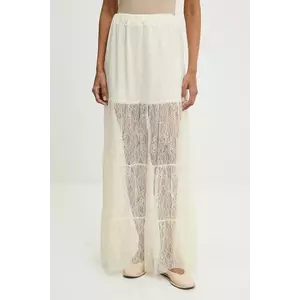 Answear Lab fustă culoarea bej, maxi, evazati imagine