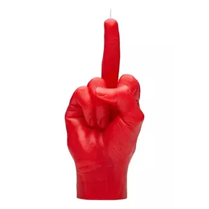 CandleHand lumânare decorativă F*ck you 380 g culoarea roșu imagine