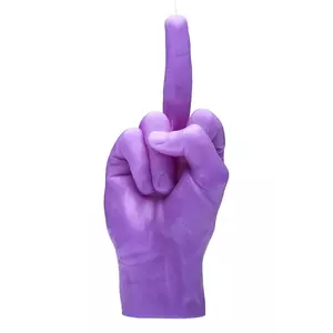 CandleHand lumânare decorativă F*ck you 380 g culoarea violet imagine