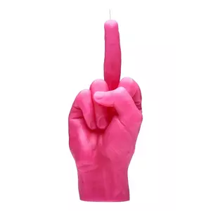 CandleHand lumânare decorativă F*ck you 380 g culoarea roz imagine