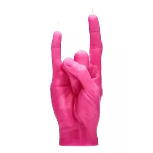 CandleHand lumânare decorativă You Rock 310 g culoarea roz imagine