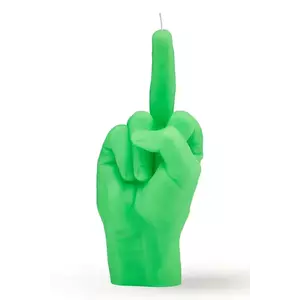 CandleHand lumânare decorativă F*ck you 380 g. culoarea verde imagine