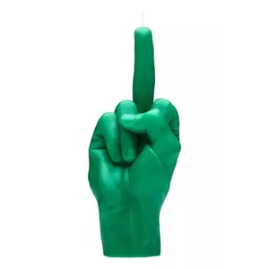 CandleHand lumânare decorativă F*ck you 380 g culoarea verde imagine