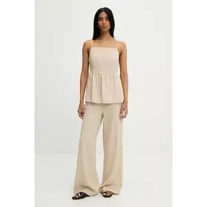 Answear Lab set complet cu lenjerie culoarea bej imagine