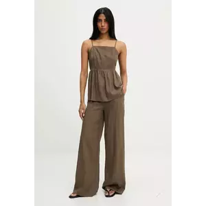 Answear Lab set complet cu lenjerie culoarea verde imagine