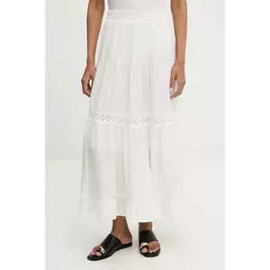 Answear Lab fustă culoarea alb, maxi, evazati imagine