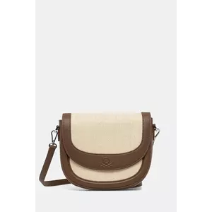 United Colors of Benetton poșetă culoarea maro, 6NYFDY07R imagine