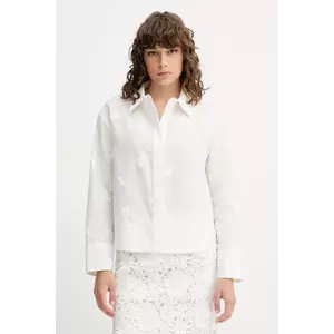 MUNTHE cămașă KASEIA culoarea alb, cu guler clasic, relaxed, 252103225229 imagine