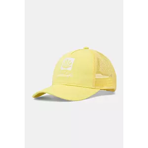 United Colors of Benetton șapcă de baseball pentru copii culoarea galben, cu imprimeu, 6XJNCA02L imagine