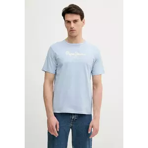 Pepe Jeans tricou din bumbac cu imprimeu, PM509979 imagine