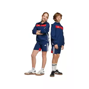 adidas Performance pantaloni scurți copii culoarea bleumarin, cu imprimeu, talie reglabila, JD0642 imagine