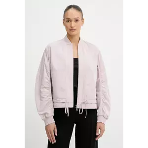 BOSS Orange geacă bomber culoarea roz, de tranziție, 50540991 imagine