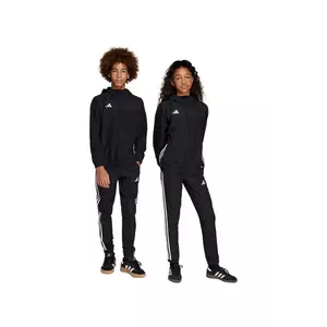 adidas Performance pantaloni de trening pentru copii culoarea negru, cu imprimeu, JD0635 imagine