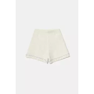 United Colors of Benetton pantaloni scurți copii culoarea bej, cu imprimeu, 114FQ900B imagine