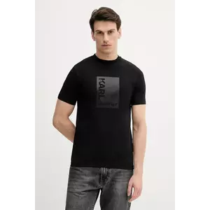 Karl Lagerfeld tricou culoarea negru, cu imprimeu, 553235.755038 imagine