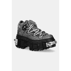 New Rock sneakers din piele culoarea gri, M.106WALL.C40 imagine