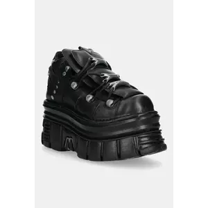 New Rock sneakers din piele culoarea negru, M-106-C178 imagine
