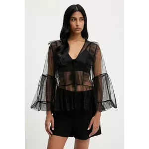 Answear Lab bluza culoarea negru, neted imagine