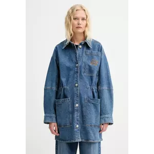 MUNTHE geacă din denim PRICKLY de tranzitie, oversize, 252150725204 imagine