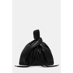 Nanushka geantă de piele JEN DRAWSTRING culoarea negru, NW25SSBG04899 imagine
