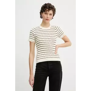 Rag & Bone tricou culoarea bej, WAS25P025UG25 imagine