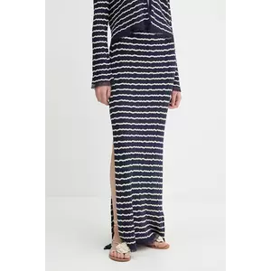 Rag & Bone fustă culoarea bleumarin, maxi, creion, WAS25P024UG24 imagine