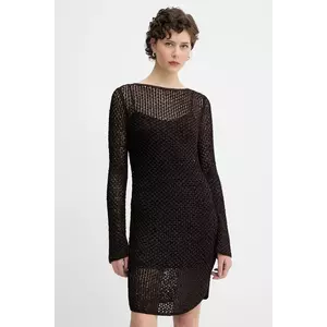 Rag & Bone rochie culoarea maro, mini, mulata, WAS25P017LB17 imagine