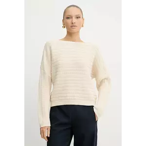 BOSS pulover culoarea bej, 50543049 imagine