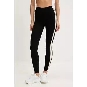P.E Nation leggins de antrenament Highgate culoarea negru, cu imprimeu, 252G089 imagine