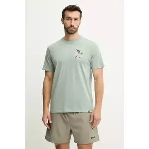 47 brand tricou din bumbac MLB Detroit Tigers culoarea verde, cu imprimeu, BB009TEMECH643630K2 imagine