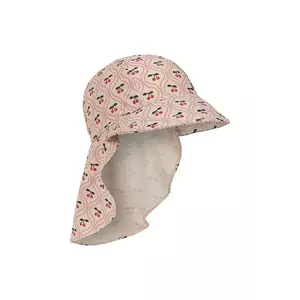 Konges Sløjd căciulă MERLE FRILL SUN HAT GRS culoarea roz, KS103351 imagine