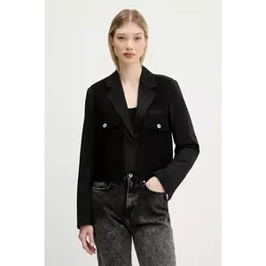 Karl Lagerfeld Jeans geacă culoarea negru, de tranzitie, A3W14019 imagine