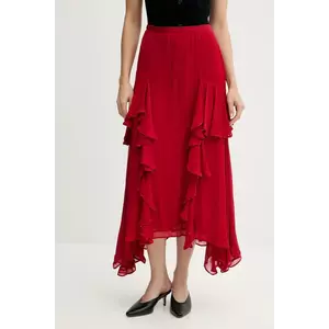 Hoss Intropia fustă culoarea rosu, maxi, evazati, 8429025 imagine