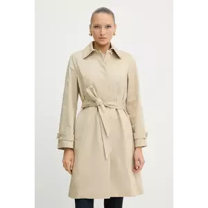 BOSS palton culoarea bej, de tranzitie, 50543189 imagine