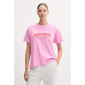 Rip Curl tricou din bumbac culoarea roz, 0HXWTE imagine
