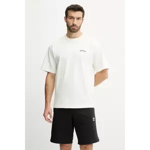 47 brand tricou din bumbac MLB New York Yankees culoarea bej, cu imprimeu, BB017TMOPWI637164SS imagine