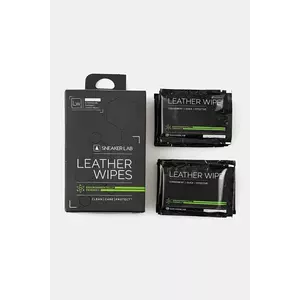 Sneaker LAB șervețele de curățat pantofi Leather Wipes - Box of 12 culoarea alb, LWZ_001 imagine