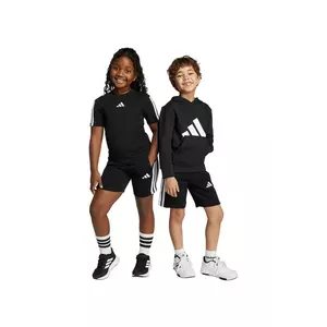 adidas pantaloni scurți copii culoarea negru, cu imprimeu, talie reglabila, JM0902 imagine