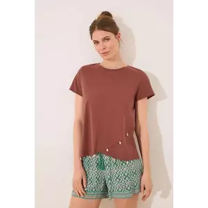 women'secret pantaloni scurți de pijama culoarea verde, 3709682 imagine