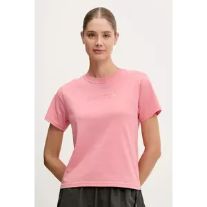 P.E Nation tricou din bumbac Rewind culoarea roz, 252T175 imagine