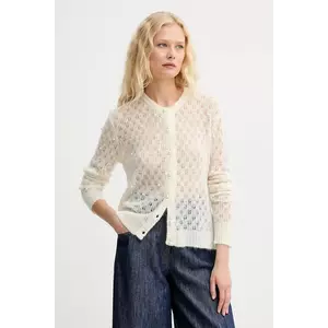 MUNTHE cardigan din lână PERL culoarea bej, light, 252162025274 imagine
