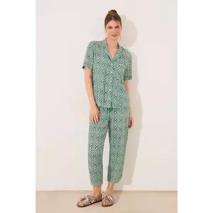 women'secret pijama culoarea verde, 4859417 imagine